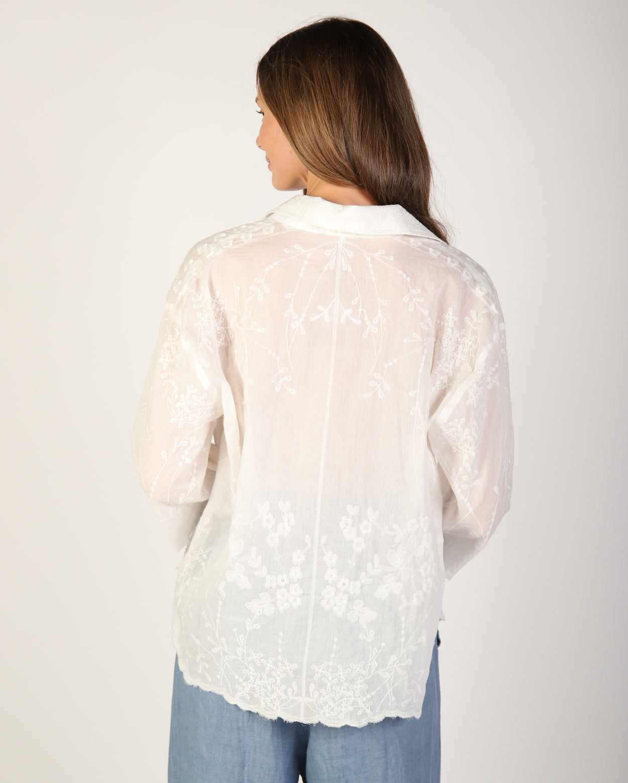 Flora Shirt - White
