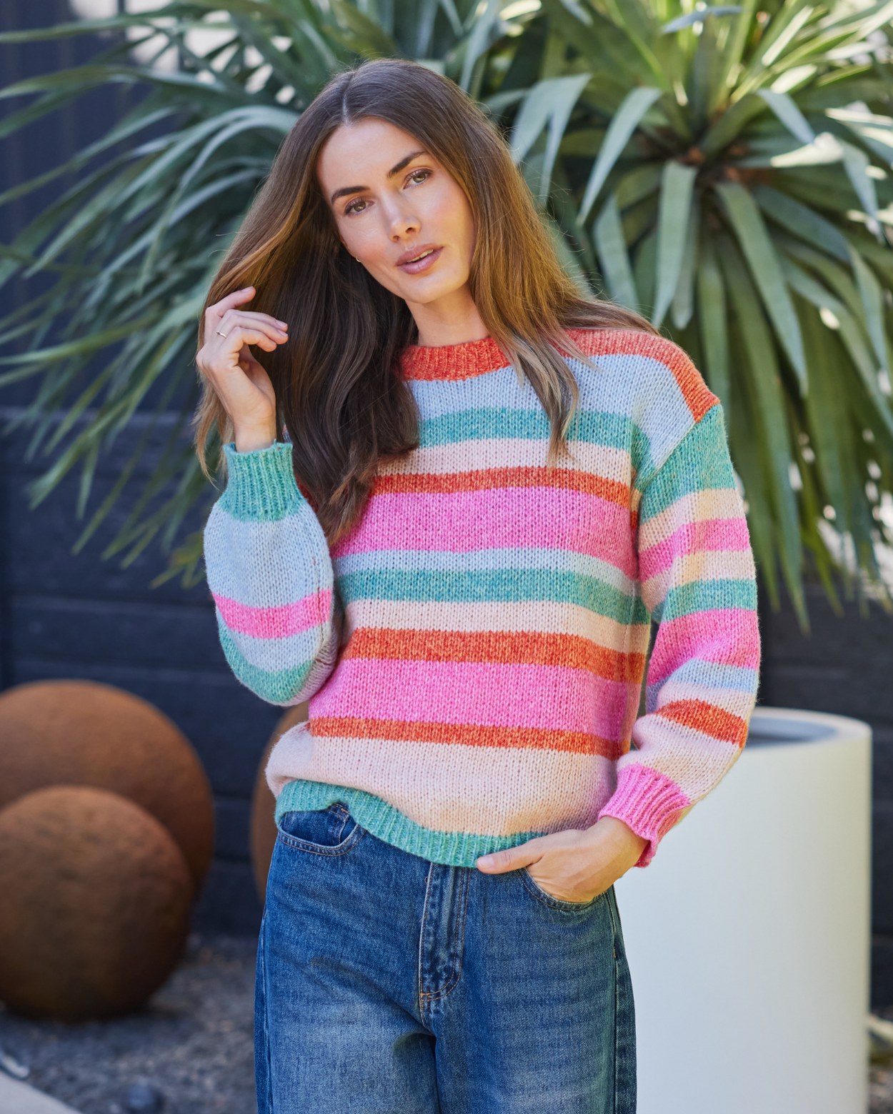 Lila Knit - Pink Multi