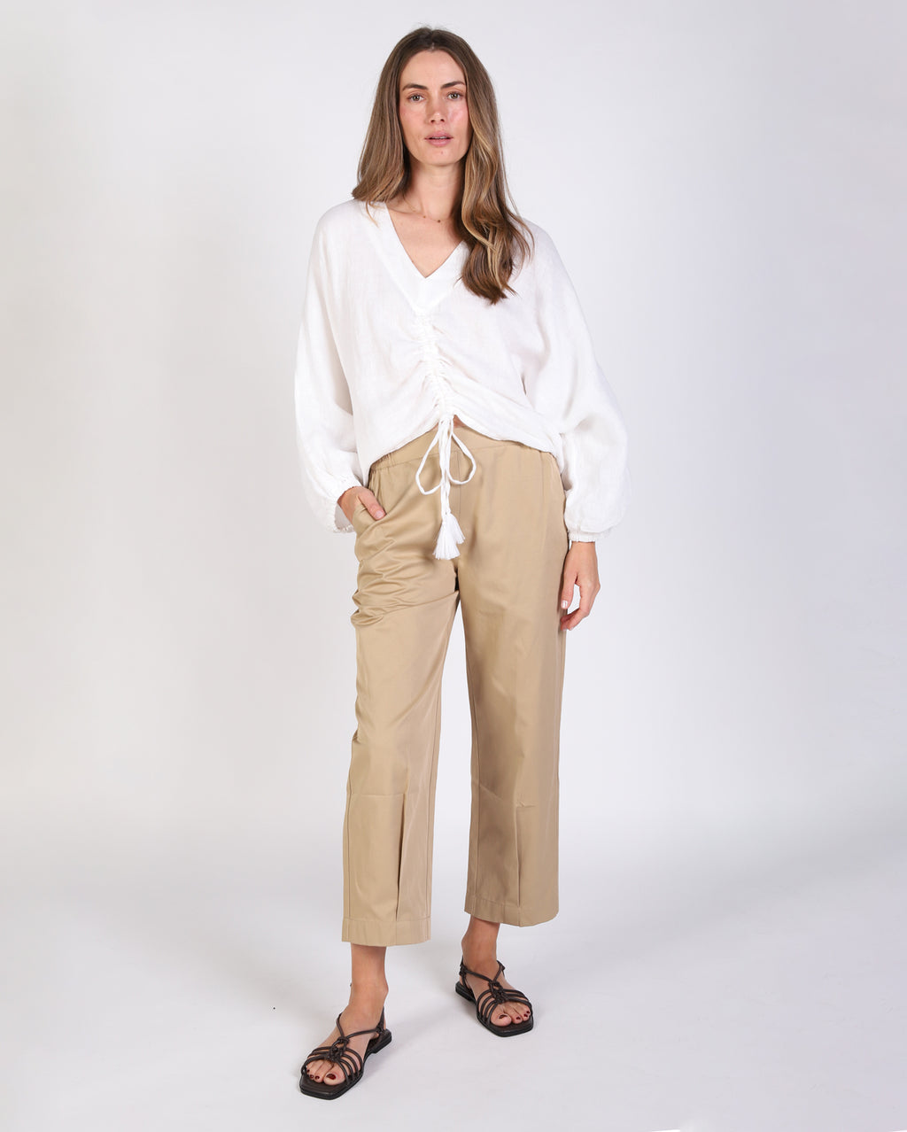 Justina Top - White