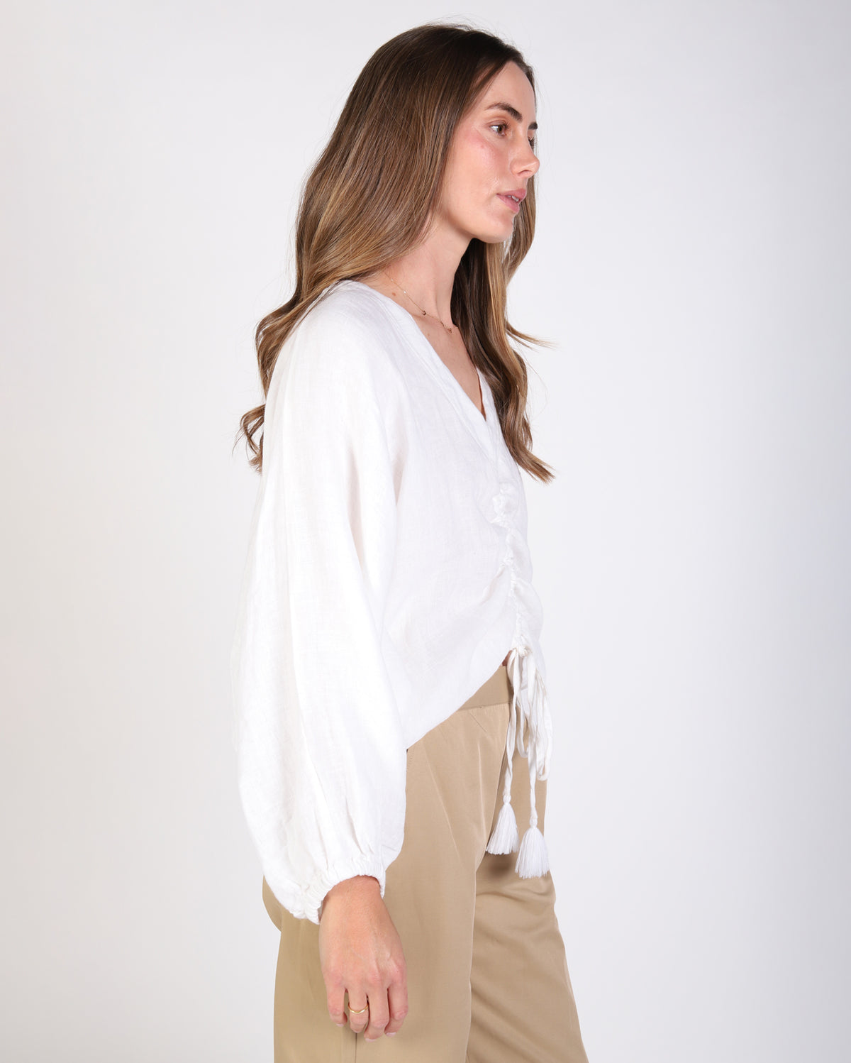 Justina Top - White