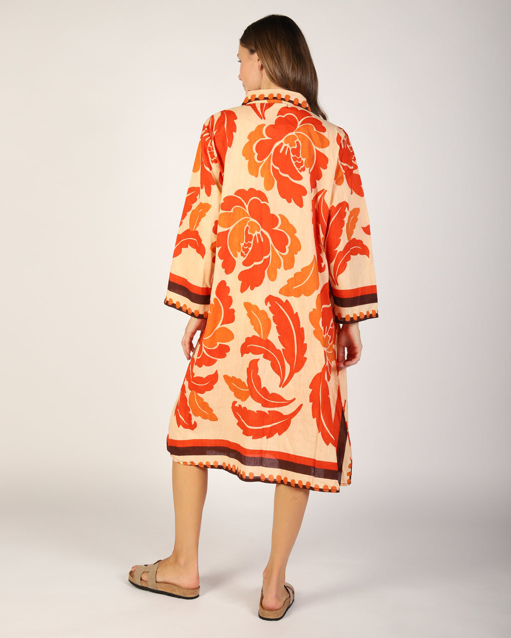 Bala Dress - Orange Print