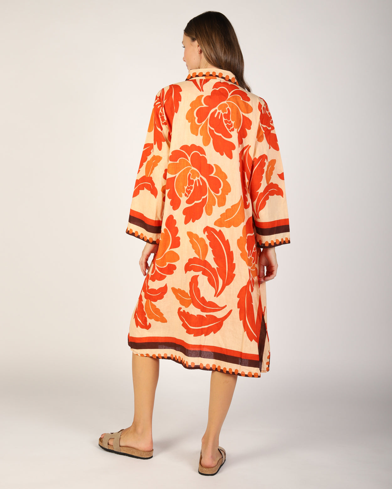 Bala Dress - Orange Print