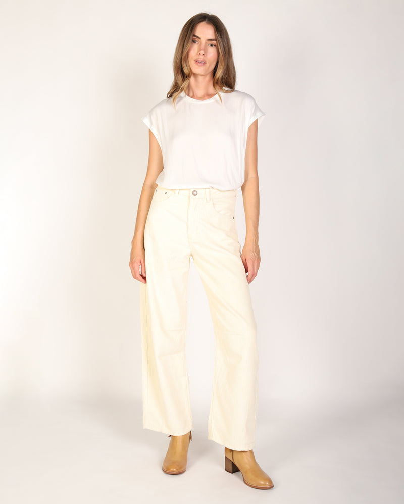 Brianne Cord Pant  - Cream