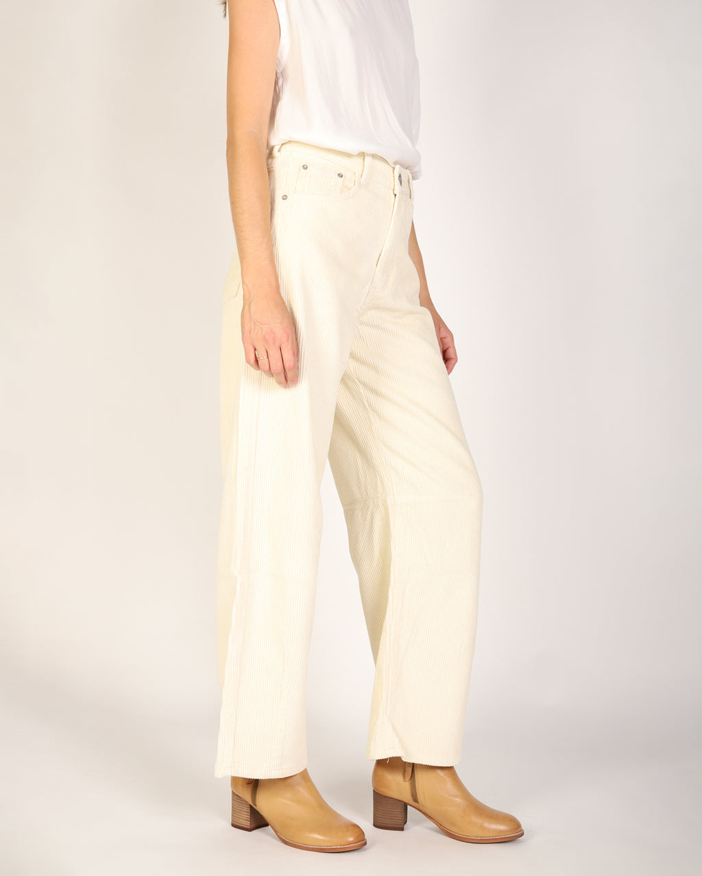 Brianne Cord Pant  - Cream