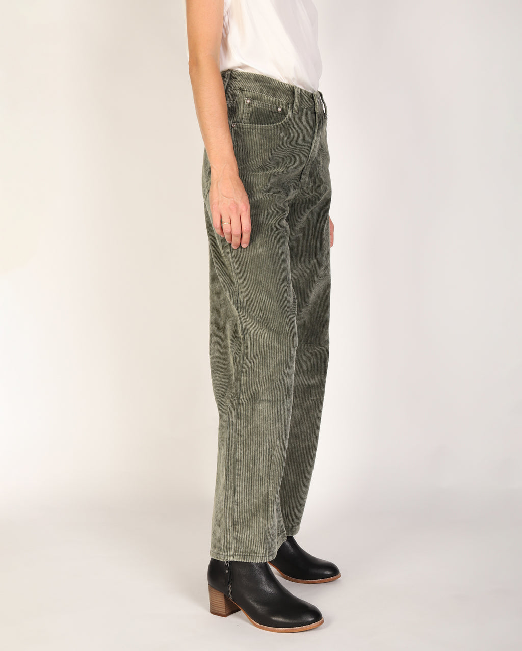Brianne Cord Pant  - Khaki