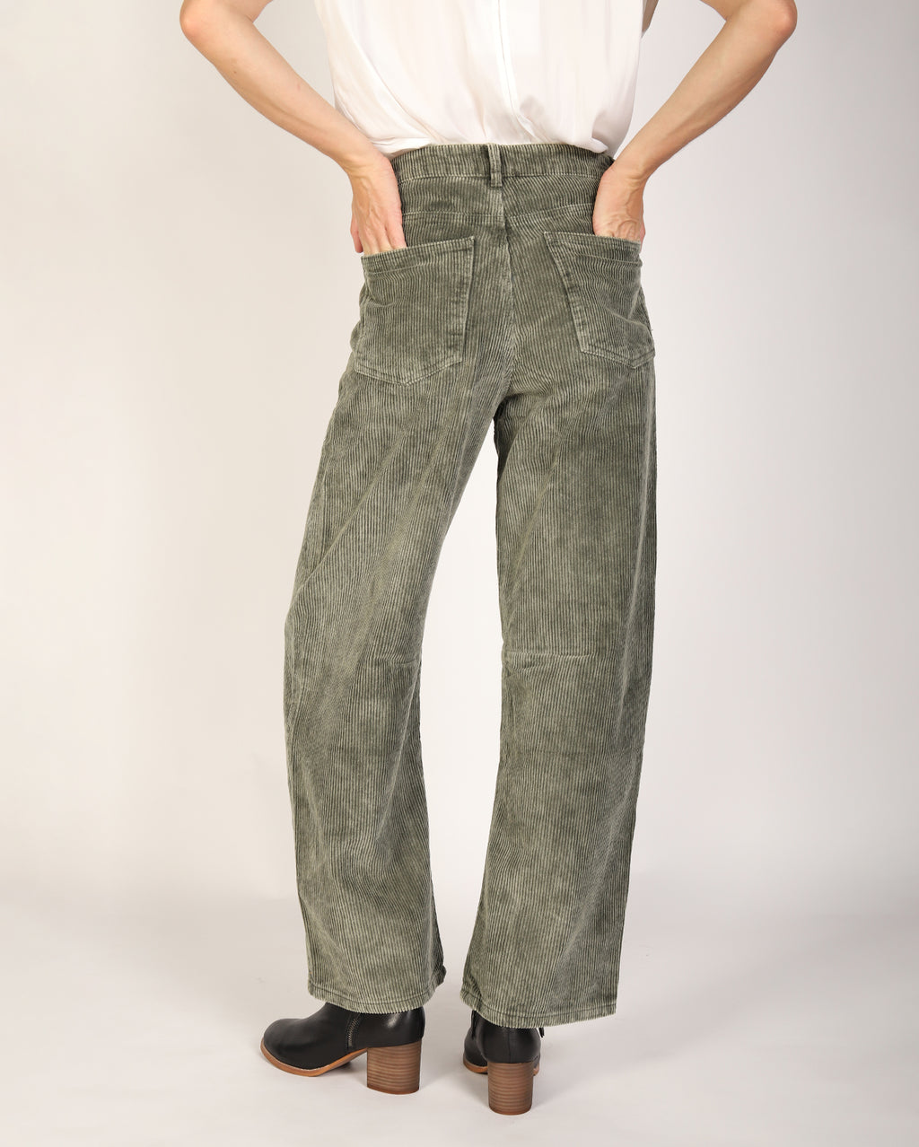 Brianne Cord Pant  - Khaki