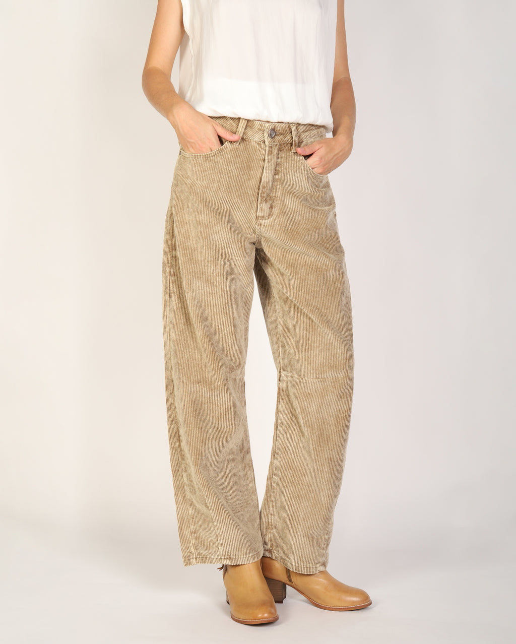 Brianne Cord Pant  - Sand