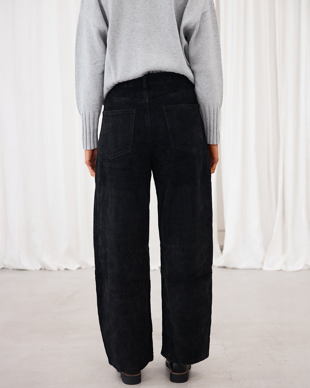 Brianne Cord Pant  - Black