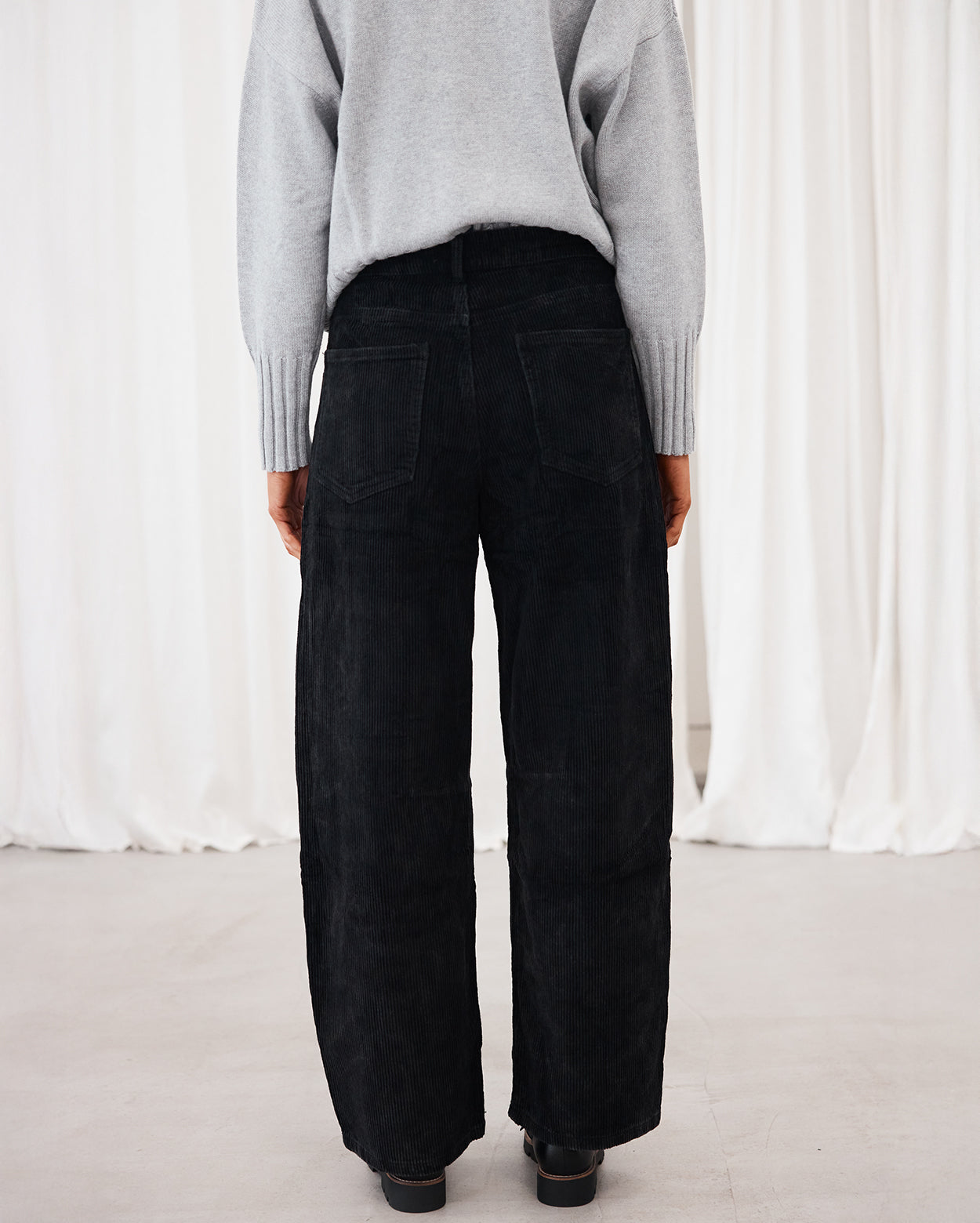 Brianne Cord Pant  - Black
