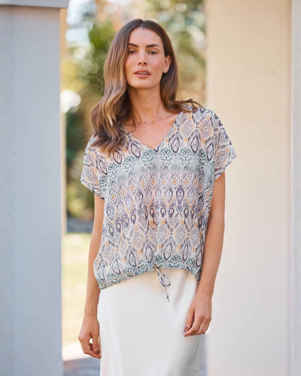 Printed Alyssa Top - Multi