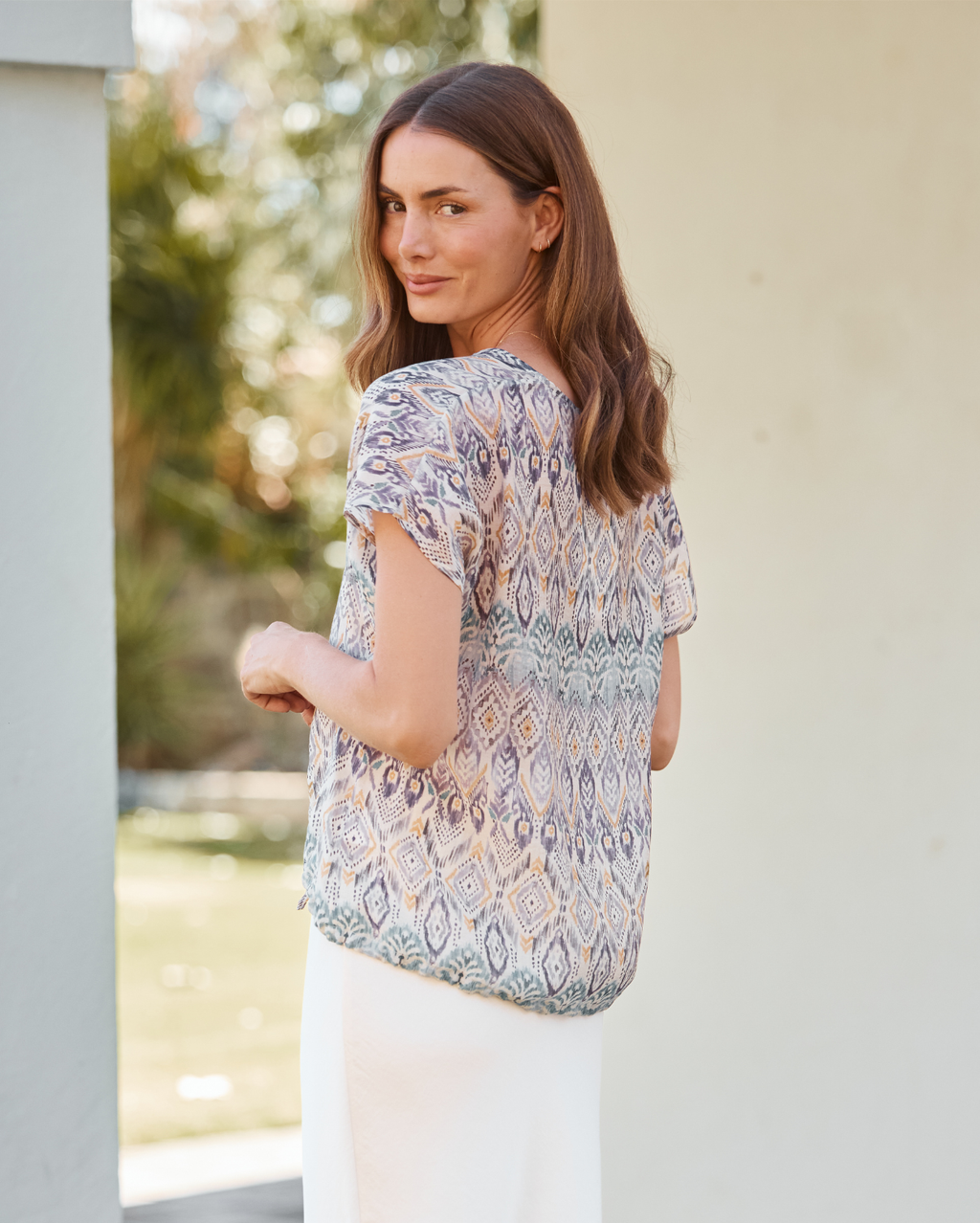 Printed Alyssa Top - Multi