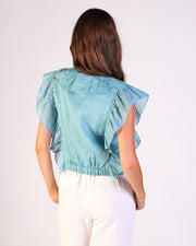 Selby Ramie Frill Top