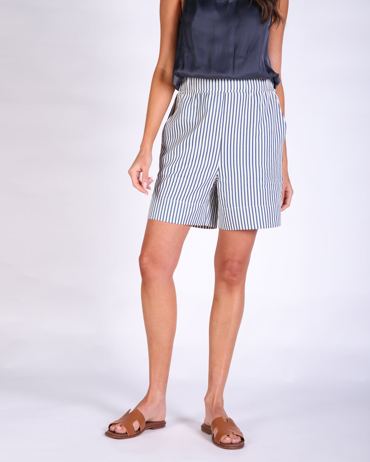 Torren Short - Navy Stripe