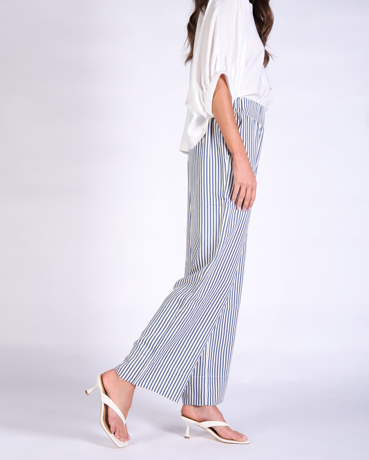 Torren Pant - Navy Stripe