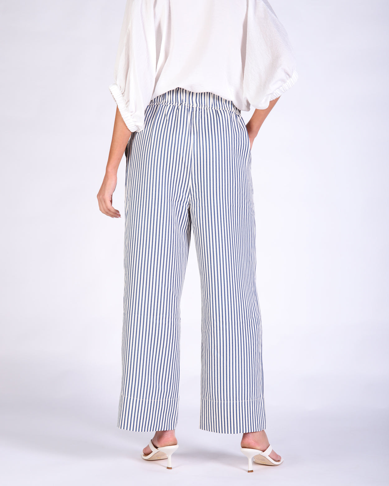 Torren Pant - Navy Stripe