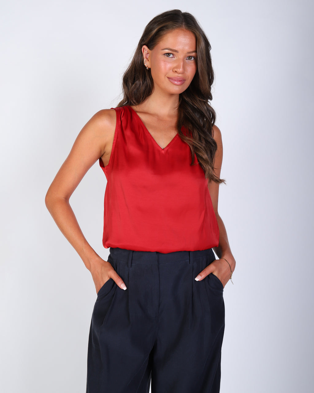 Victoria Top - Red