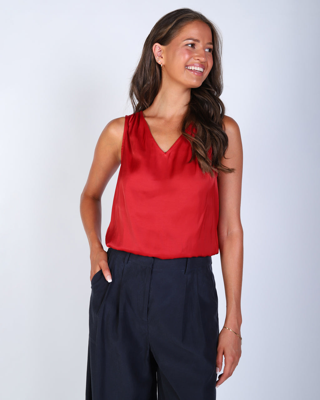 Victoria Top - Red