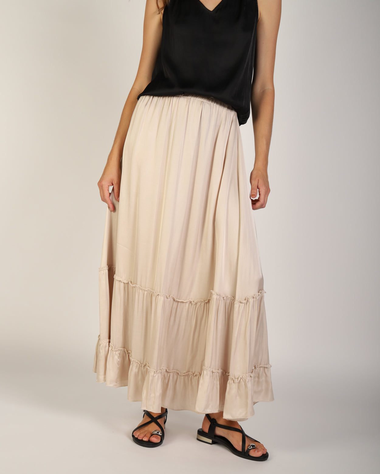 Anastasia Skirt - Champagne