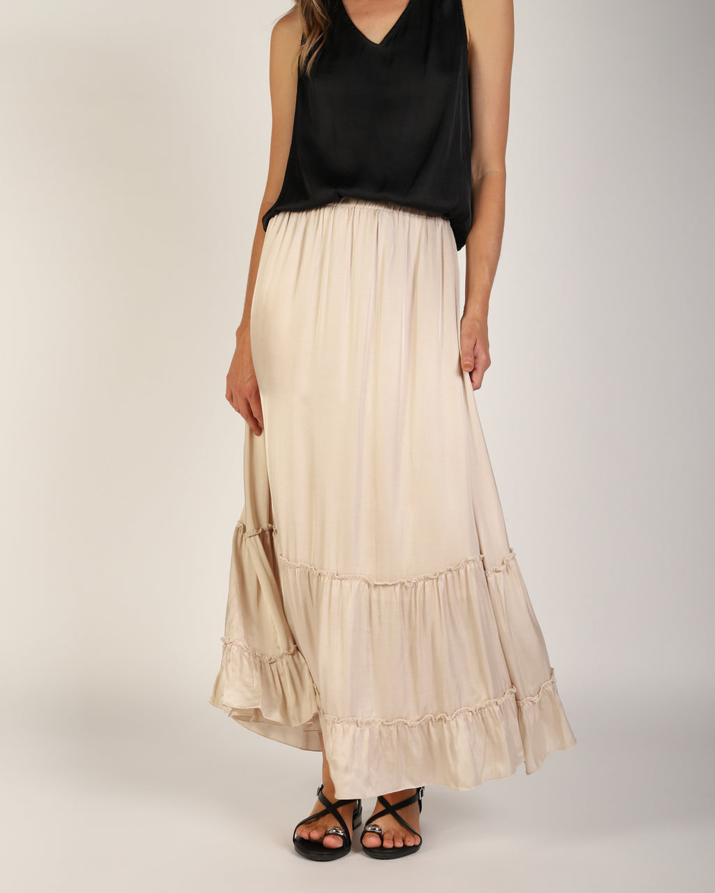 Anastasia Skirt - Champagne