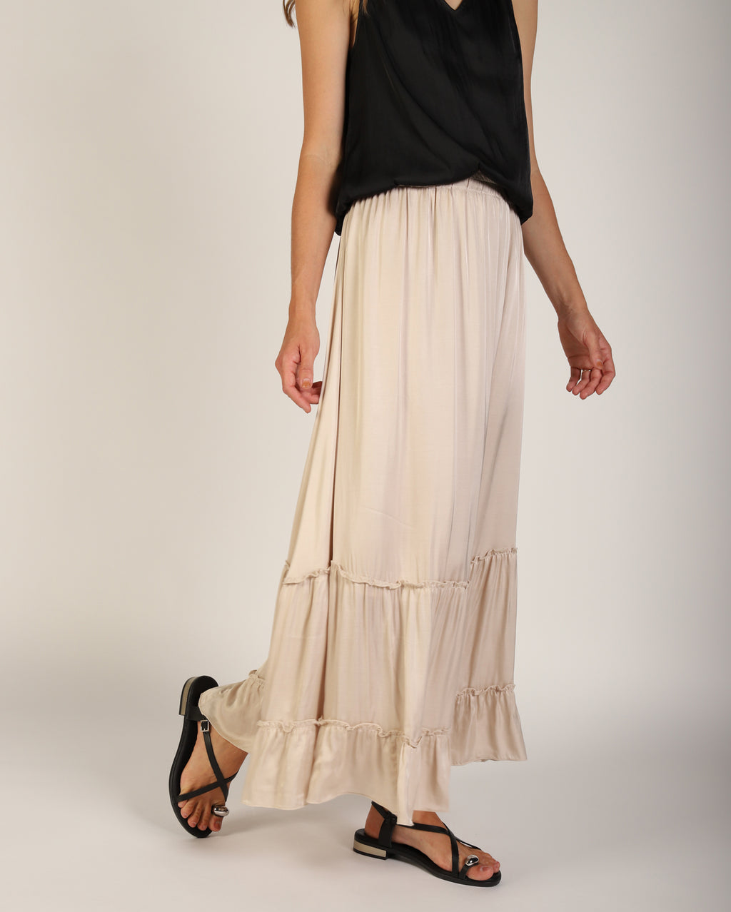 Anastasia Skirt - Champagne