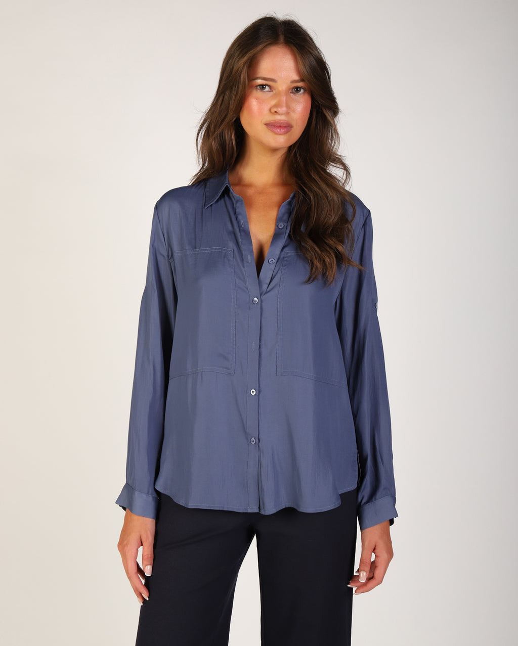 Dee Shirt - Dusty Blue