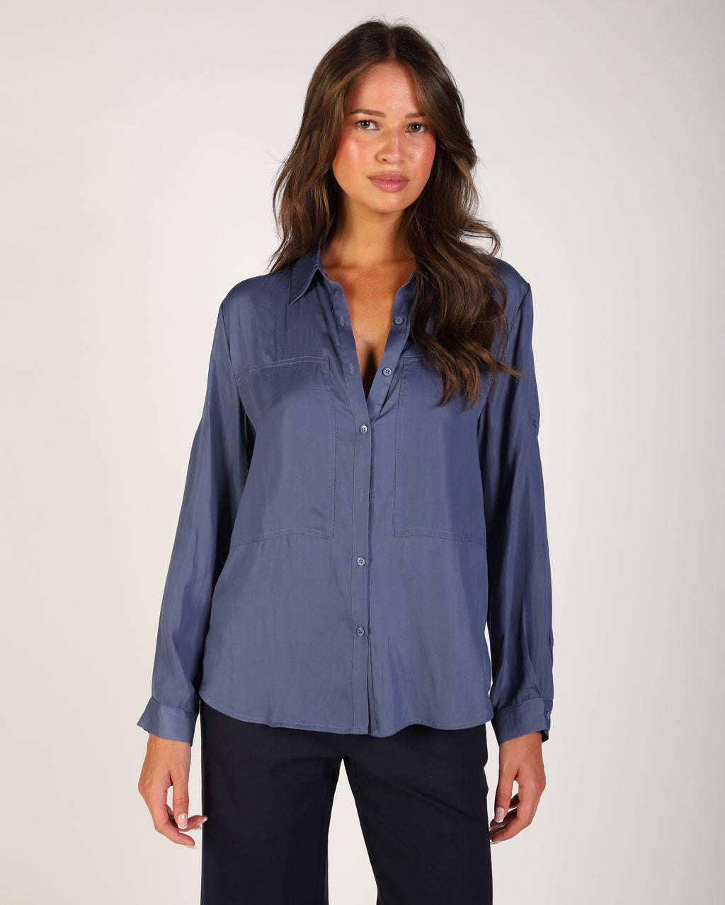 Dee Shirt - Dusty Blue