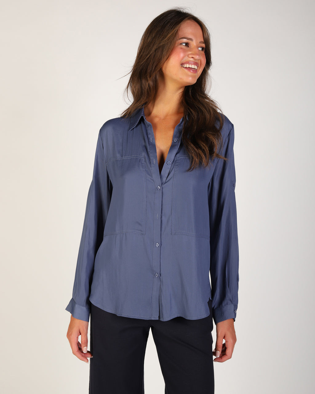 Dee Shirt - Dusty Blue