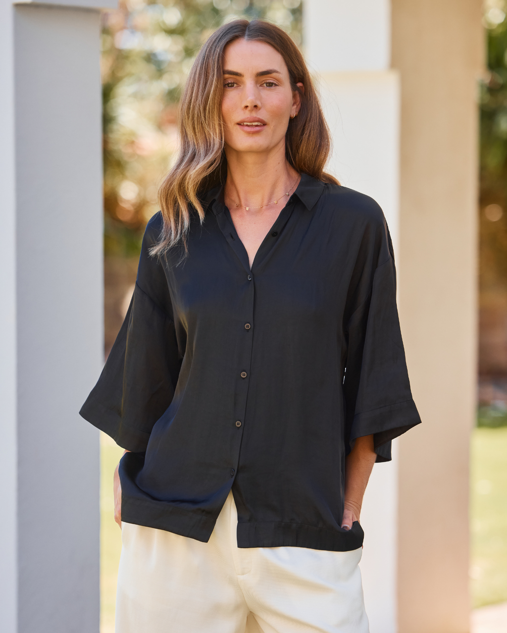 Lilly Shirt  - Black