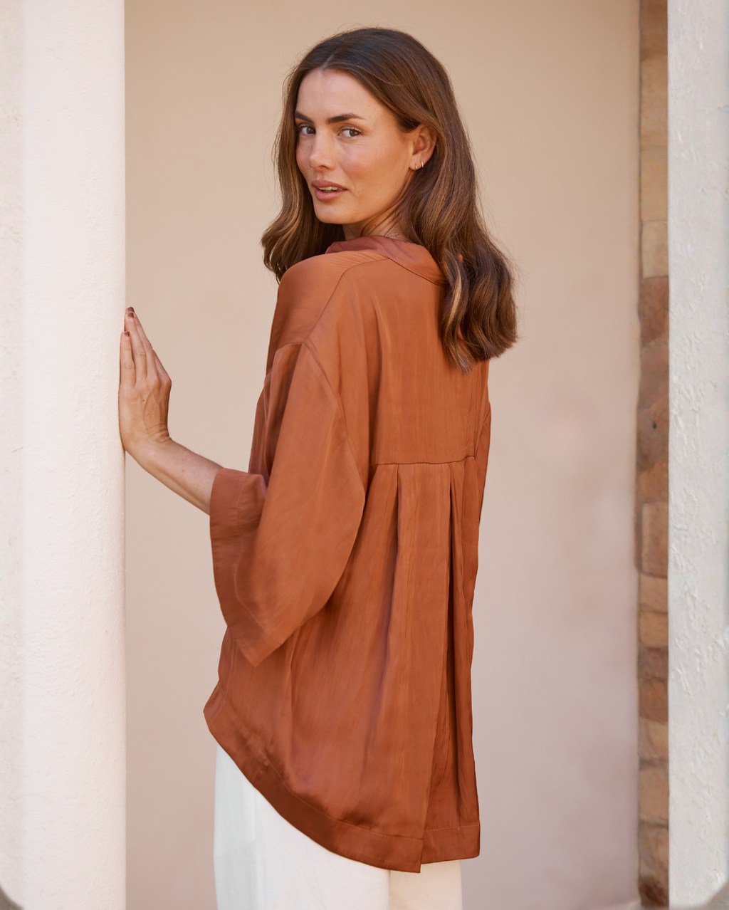 Lilly Shirt  - Cinnamon