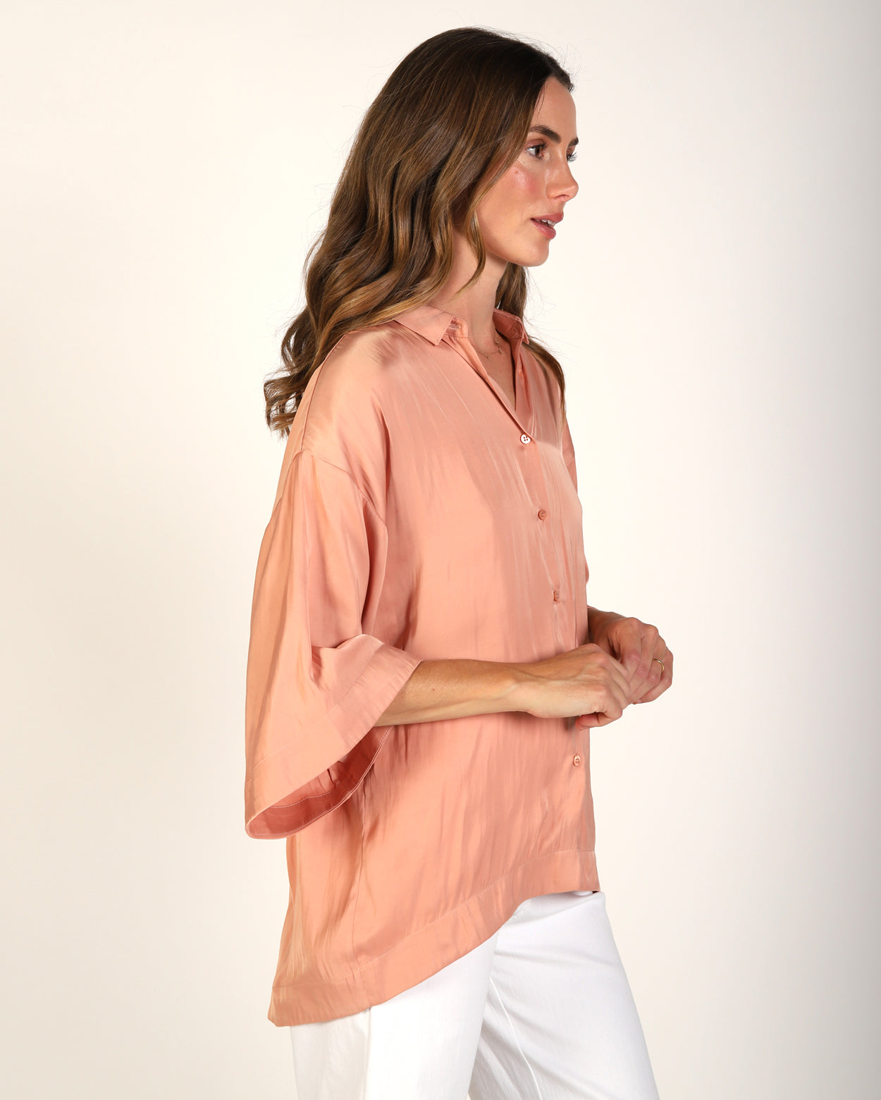 Lilly Shirt  - Peach