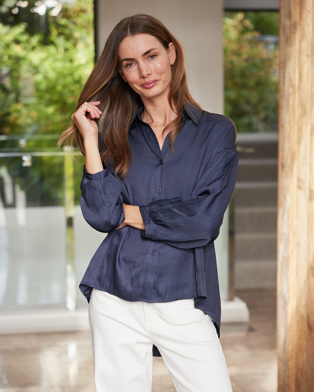 Willow Shirt - Gunmetal