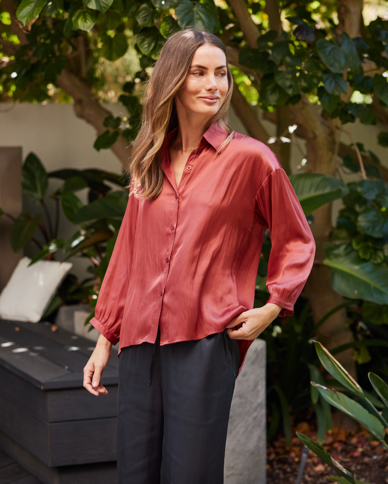 Willow Shirt - Rose