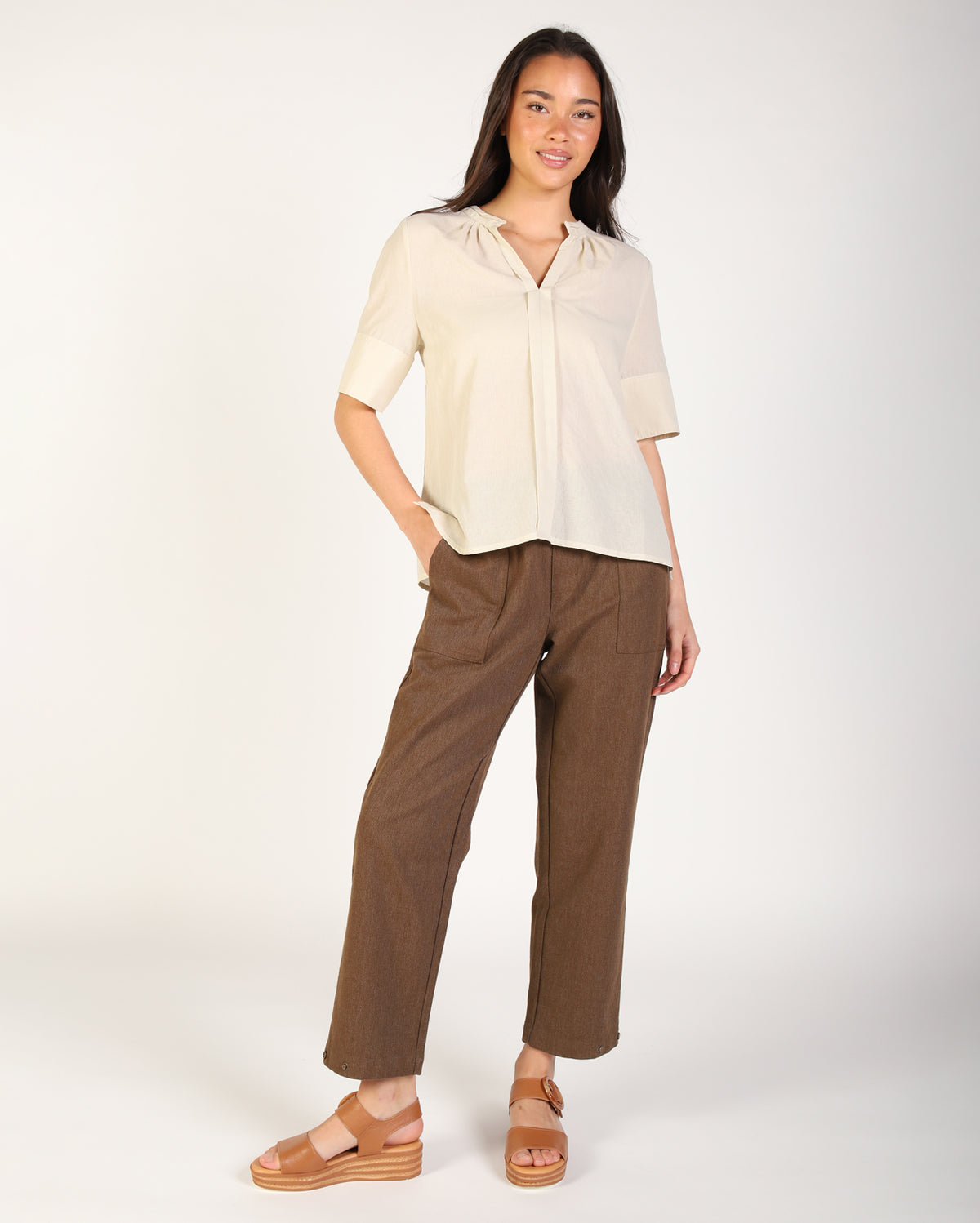 Kayla Top - Oyster