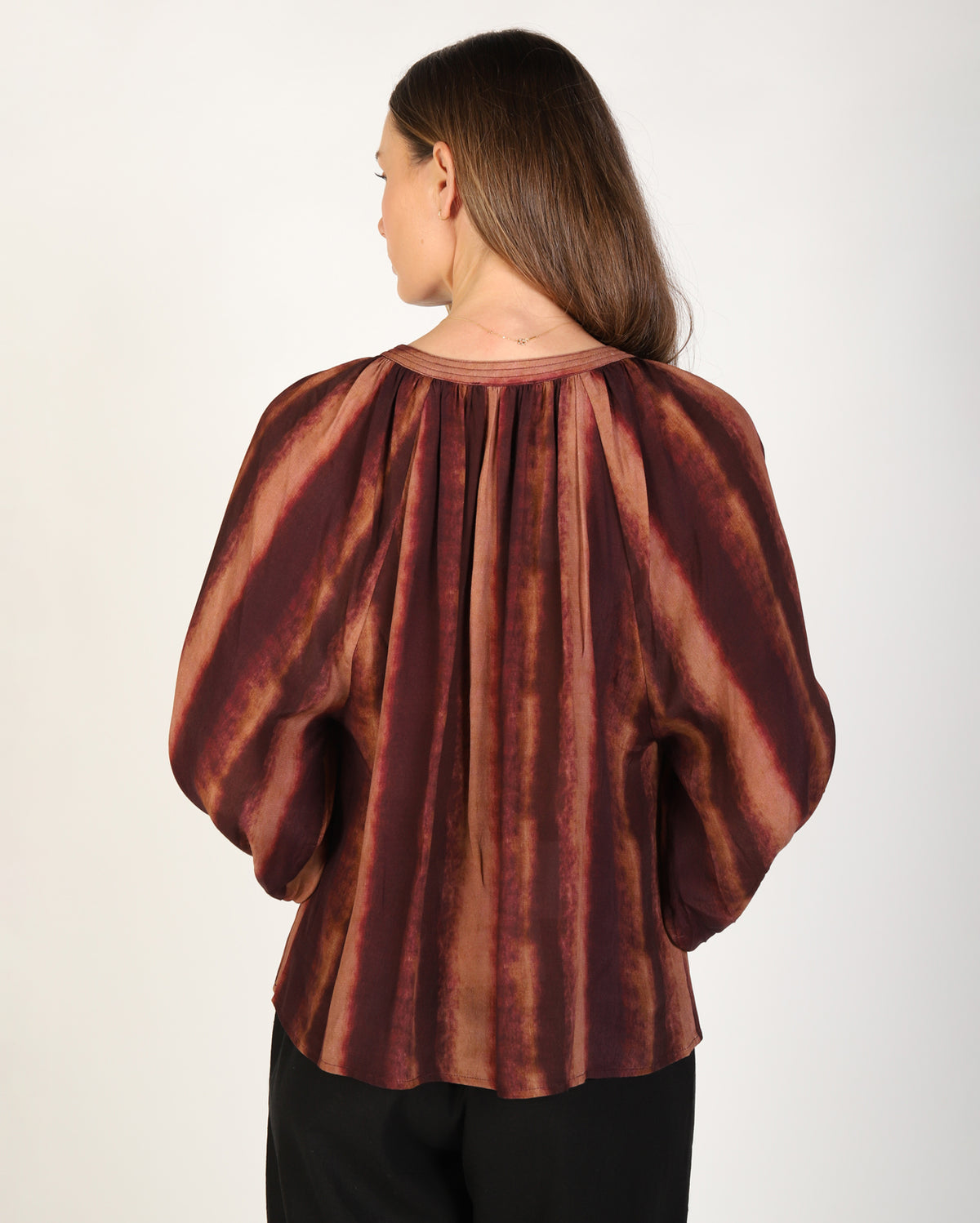 Natasha Top - Burgundy
