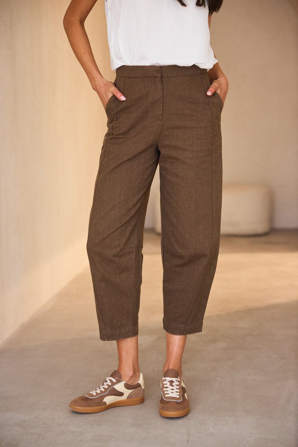 Donna Pant - Brown