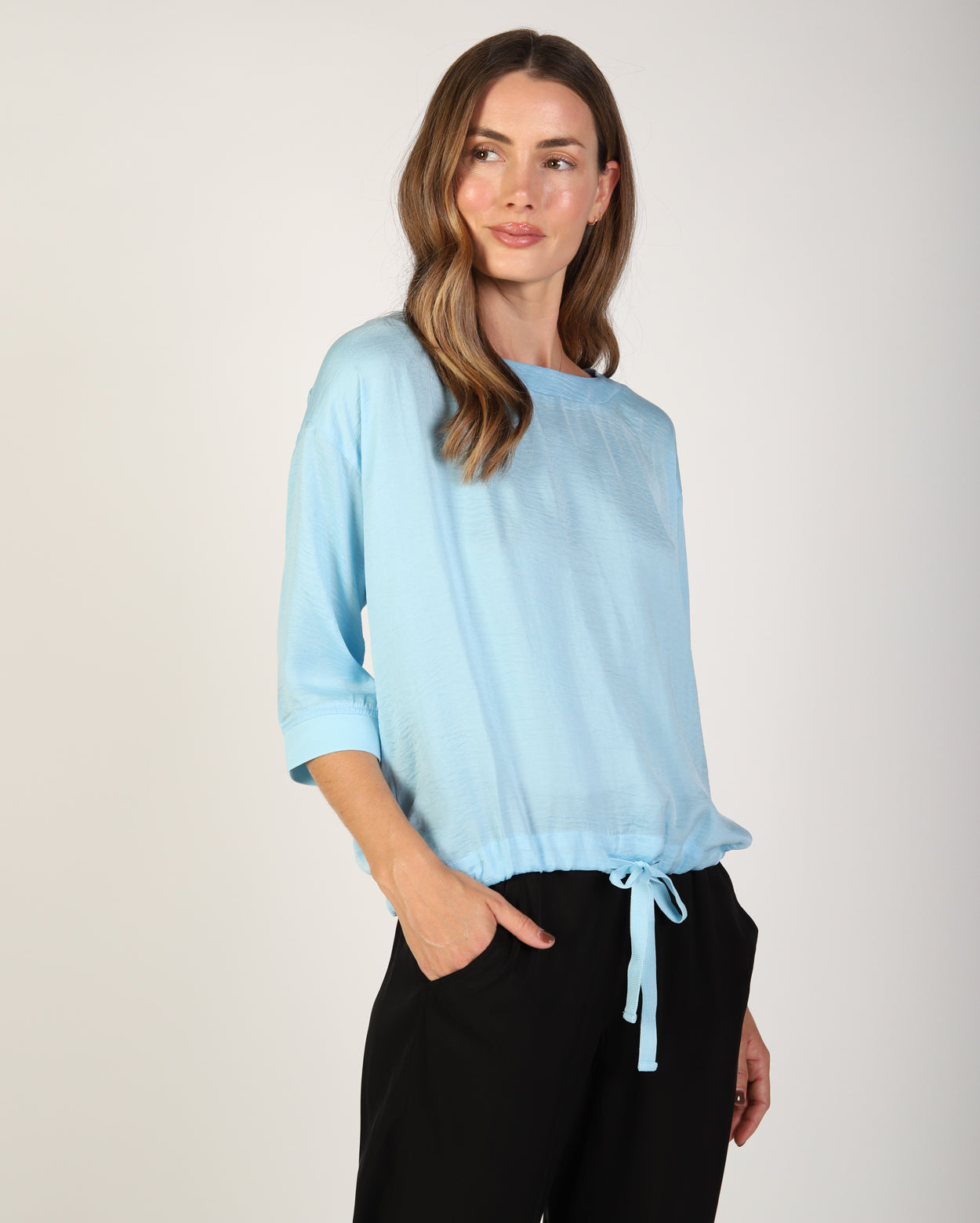 Deni Top - Dusty Blue