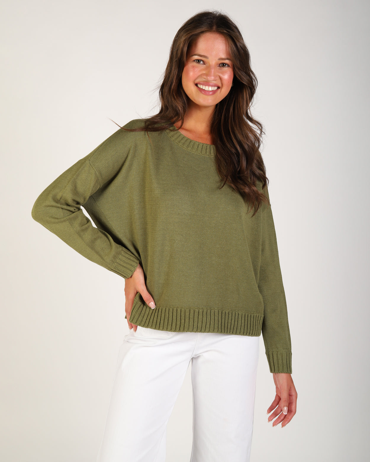 Naomi Knit  - Moss