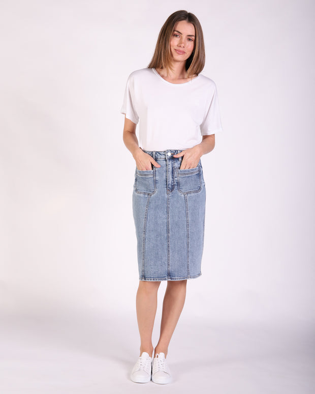 Louise Denim Skirt