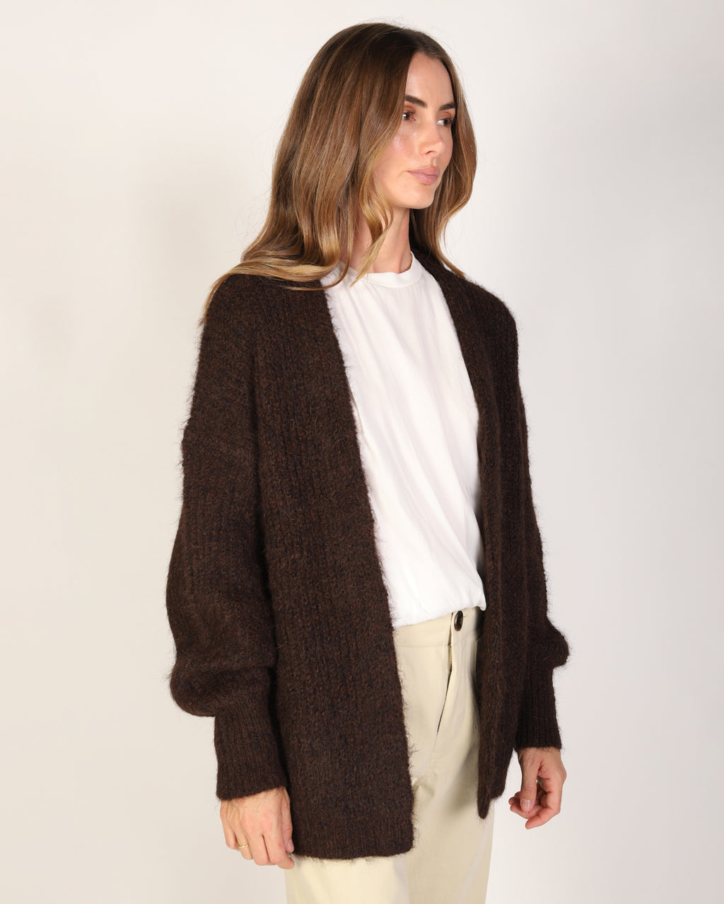 Olivia Cardigan  - Chocolate