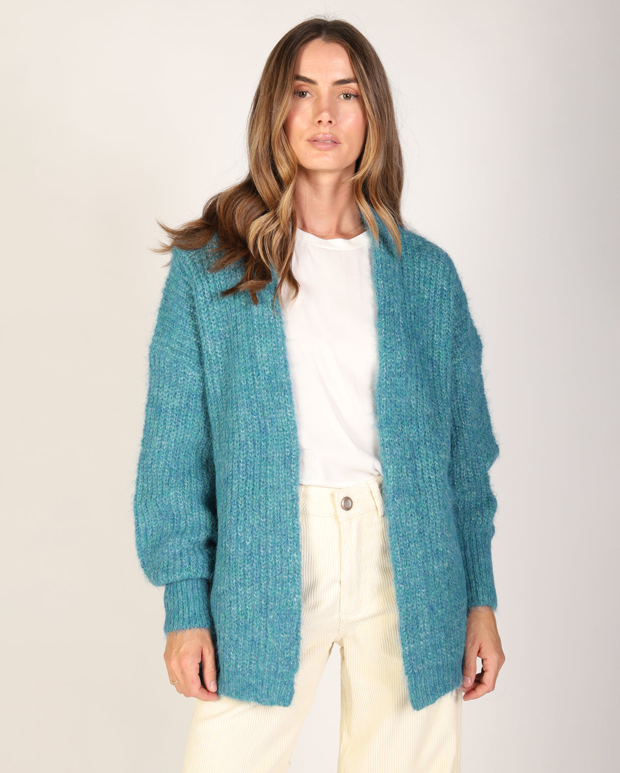 Olivia Cardigan  - Teal