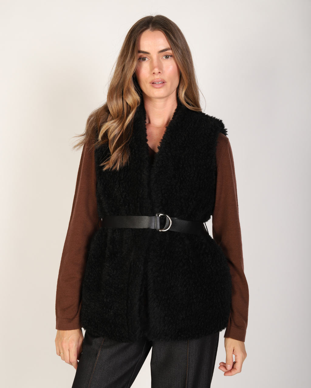 Carmella Vest  - Black