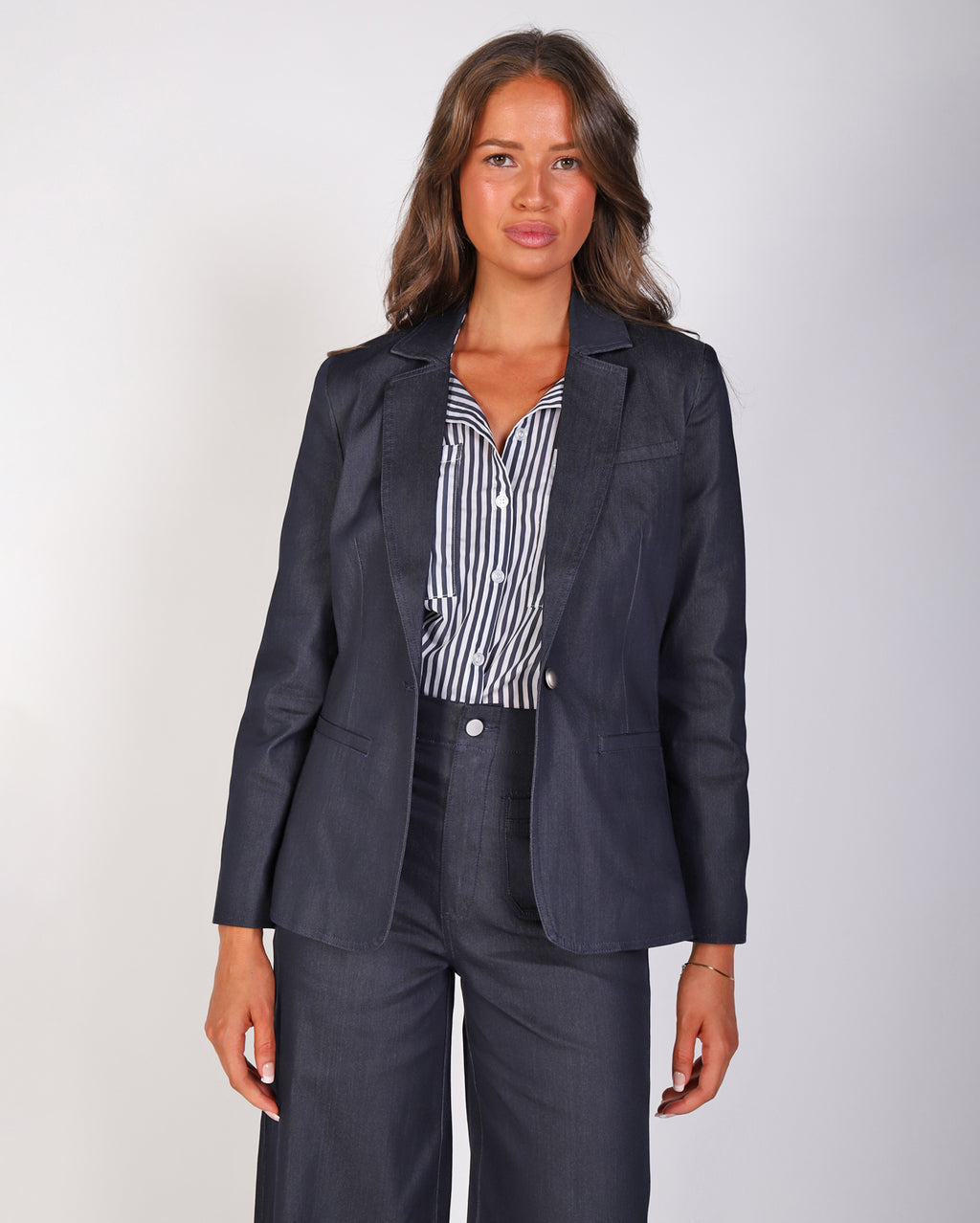 River Denim Blazer  - Indigo