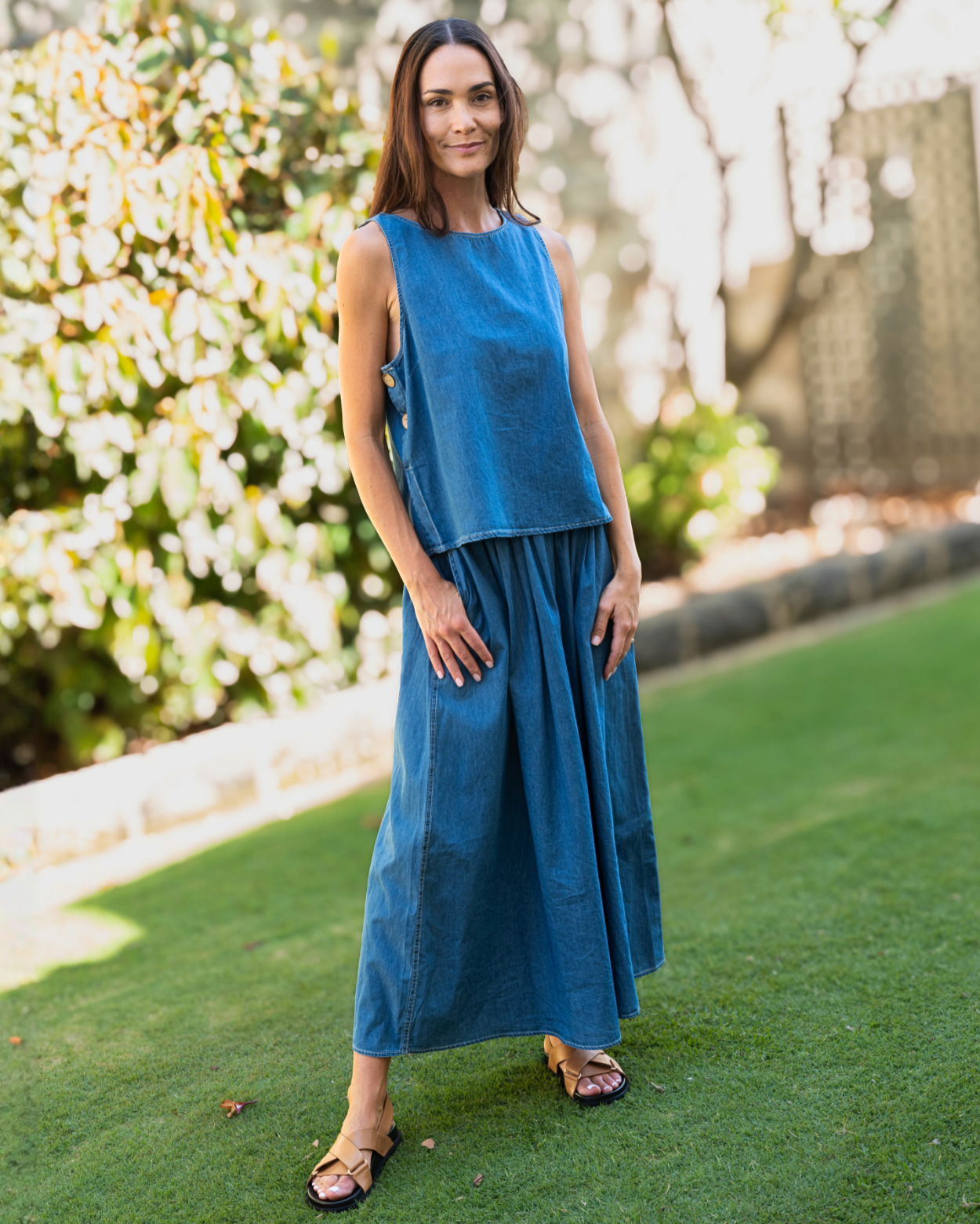 Melanie Top - Light Denim