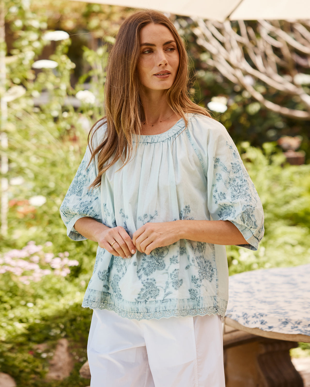 Sienna Top - Blue