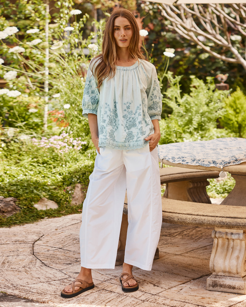 Sienna Top - Blue