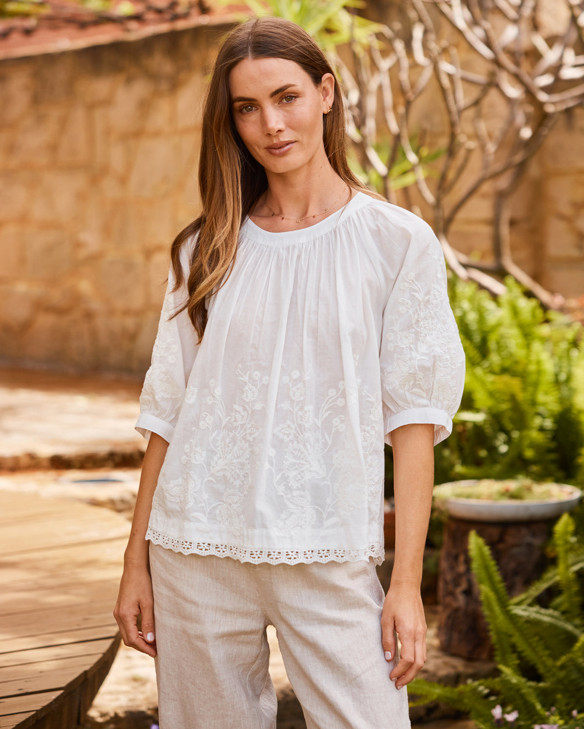 Sienna Top - White