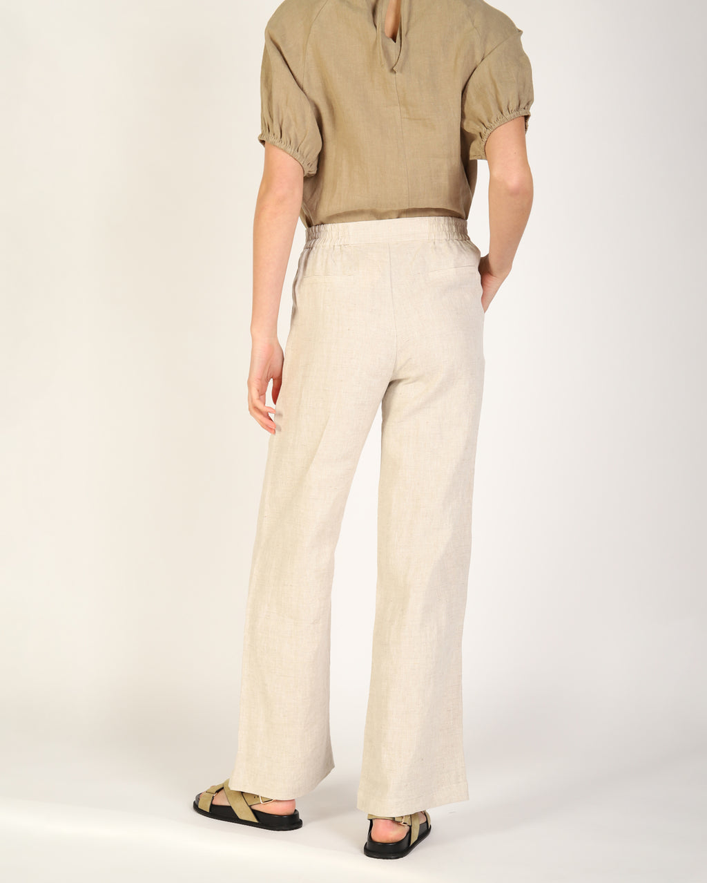 Lovella Linen Pant - Natural