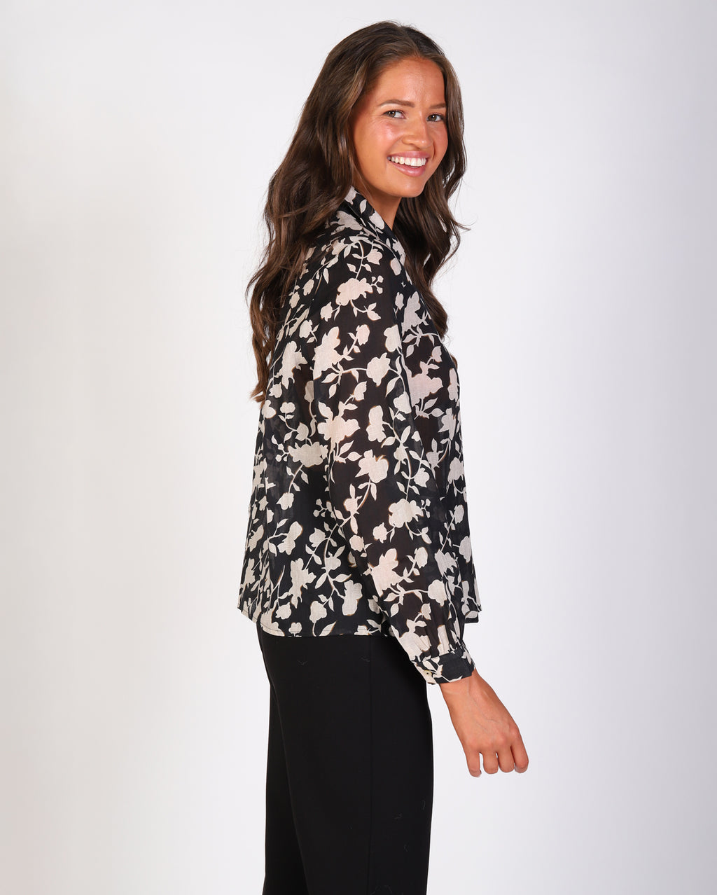 Millie Top  - Black/White
