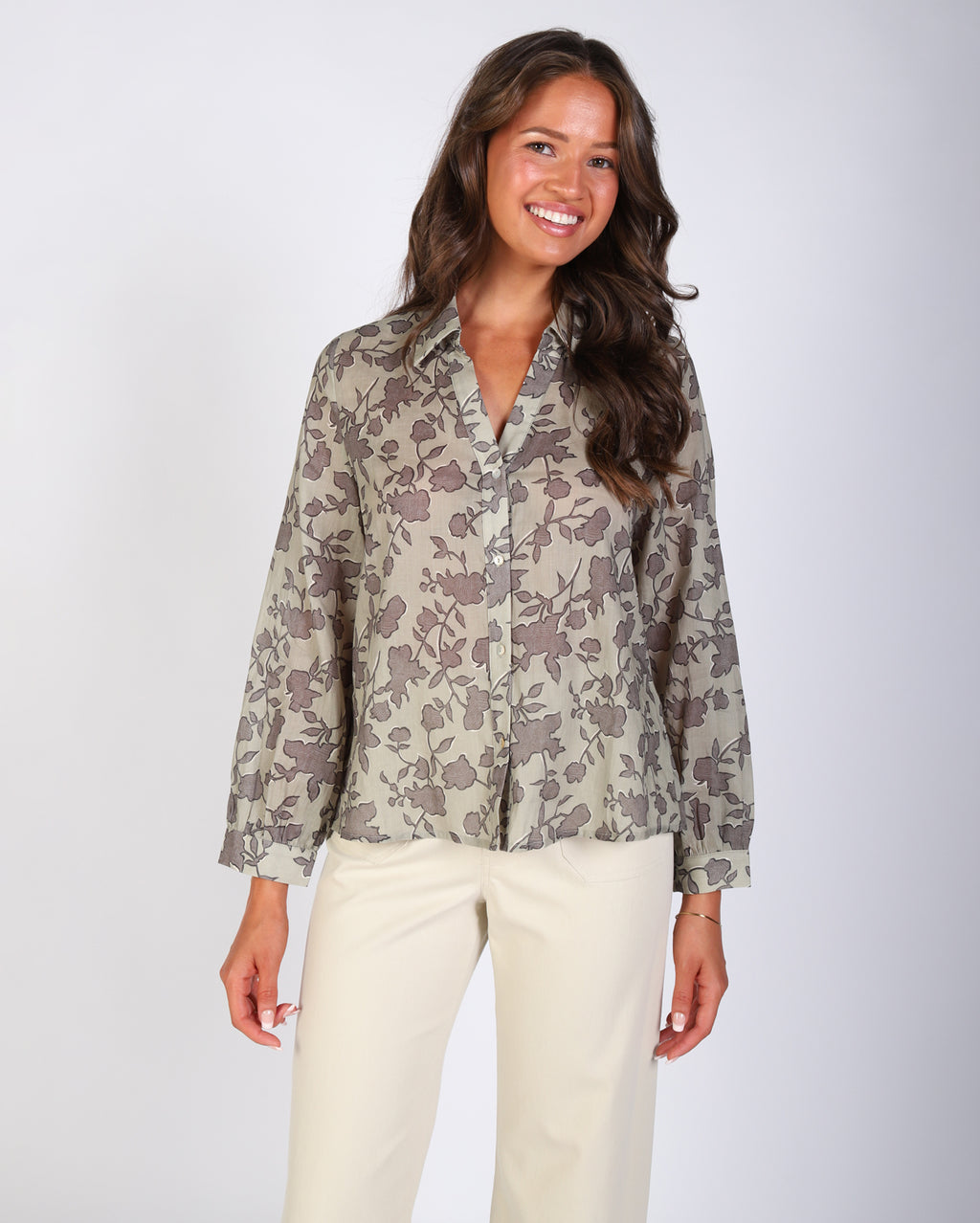 Millie Top  - Khaki